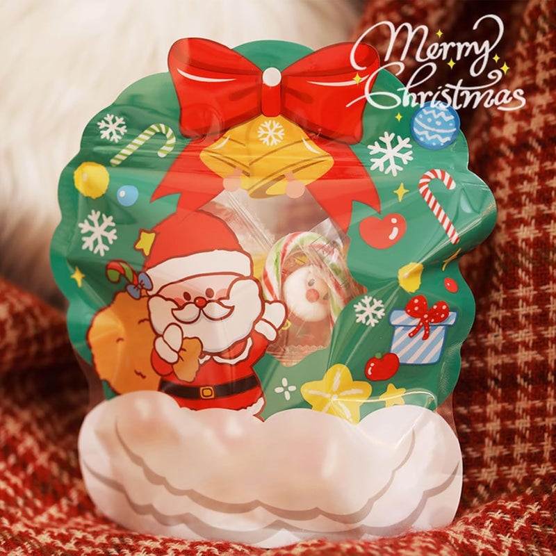 ESUOHYM Christmas Santa Shaped Ziplock Bags - Image 5